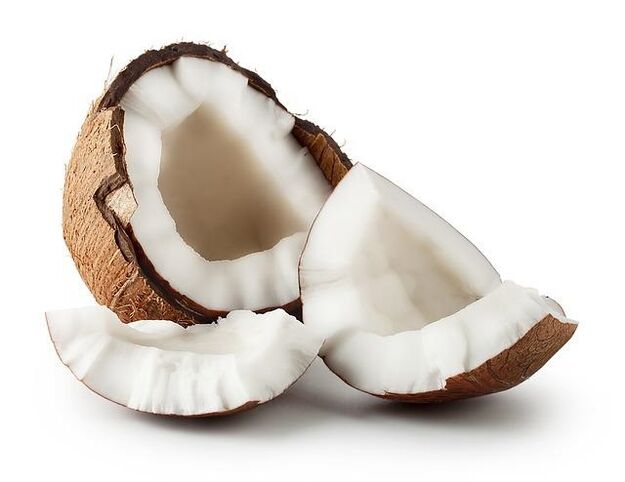 O aceite de coco está contido na crema Keramin